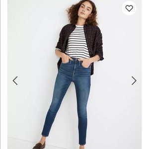 Madewell 10” High Rise Skinny Jeans - Winston Wash